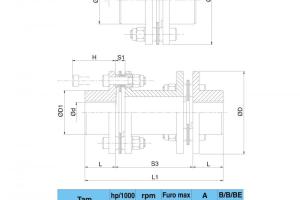 Acoplamento Elástico Lâmina Acoplamento Elástico Lâmina