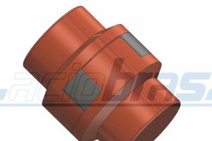 Acoplamento Elástico e Flexível com Cruzeta  Acoplamento Elástico e Flexível com Cruzeta